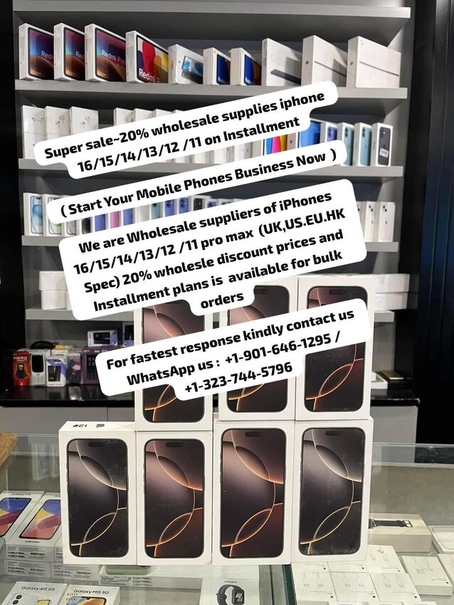 Installment Wholesale suppliers of iPhones 16/ 15 for saleIn Old Fort, TN